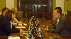 20 September 2013 The Chairperson of the European Integration Committee in meeting with the European Parliament Rapporteur for Serbia 